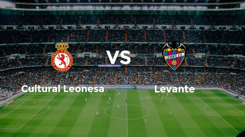 Cầu thủ của Cultural Leonesa vượt qua cầu thủ của Levante trong trận đấu Cầu thủ của Cultural Leonesa vượt qua cầu thủ của Levante trong trận đấu